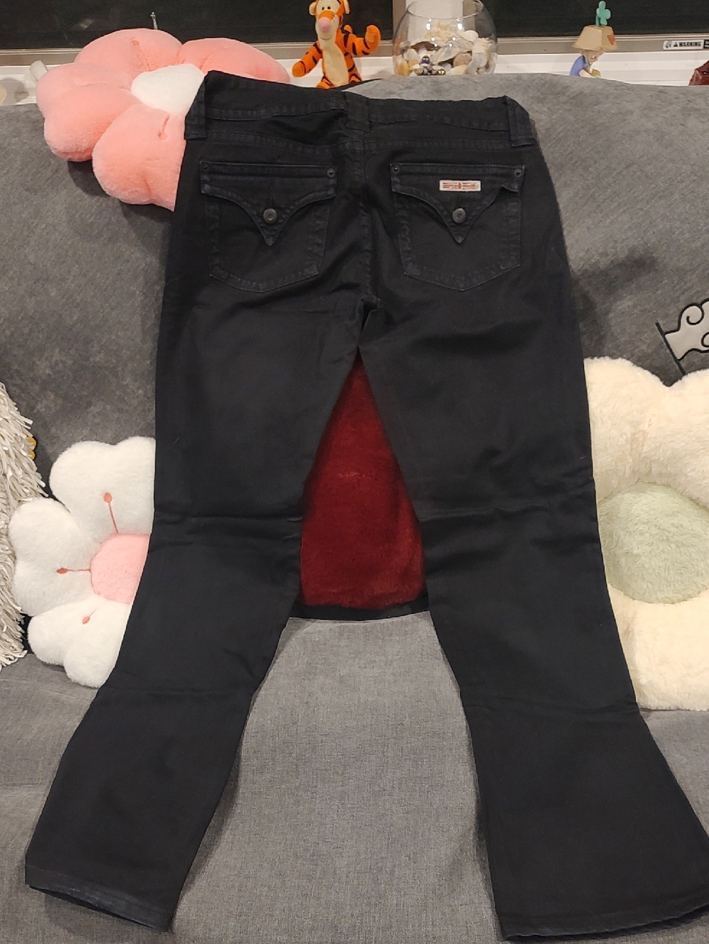 Women’s Hudson Black Jeans - Classic Back-Pocket Detail Size 30